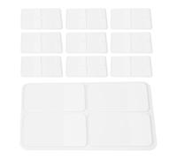 LOLIPPYY 10 Ensembles Onglets Index Blancs Autoadhésifs Réutilisables Marque-pages Effaçables pour Documents Classement Cahiers et Agendas Pages par Ensemble Notes Déplaçables pour Bureau