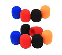 LOLIPPYY 10 pièces Bonnette Mousse Microphone Protection Choc Vent Housse Microphone Élastique pour Ktv Couleurs Aléatoires Couleur Aléatoire Couleur Aléatoire