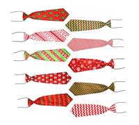 LOLIPPYY 10 Pièces Colliers Nœud pour Chiens Grandes Accessoires Noël Animaux de Compagnie Résistants et Confortables pour Fêtes