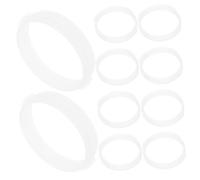 LOLIPPYY 10 Pièces Connecteurs de Tunnel pour Hamster Plastique pour Cages et Tunnels Modulables Anneaux de Tube DIY pour Parcours de Rongeurs Flexibles et Réutilisables
