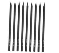 LOLIPPYY 10 Pièces Lot de Crayons à Dessin Hexagonaux Noirs Pré Taillés Ergonomiques pour Esquisse et Ombrage pour Artistes et Débutants