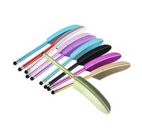LOLIPPYY 10 pièces Lot de Stylets pour Écran Tactile Stylo Capacitif Précis pour Téléphone Tablette et Appareil Apprentissage Design Ergonomique Léger Multi-Fonction pour Dessin et