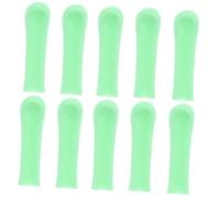 LOLIPPYY 10 Pièces Manchon Auriculaire Silicone Souple Couvre Cuillères Oreille Confortables et Réutilisables pour Nettoyage Doux Oreilles Adultes Design Pratique et Compatible avec Divers
