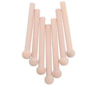 LOLIPPYY 10 pièces Solid Wood Pegboard Hooks And Sticks For Workshop Storage Wooden Pegboard Accessories For Garage And Home Organization Versatile Wooden Wood Accessories Tools Utensils