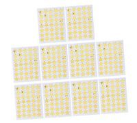 LOLIPPYY 10 pièces Stickers Etoile Dorée Auto Adhésives Pailletées Récompenses Garçon Fille et Élèves Gommettes Amovibles pour Tableau Cartes et Décoration Scolaire