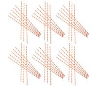 LOLIPPYY 100 Bâtonnets à Barbe à Papa Rayés 35 CM en Papier Alimentaire Épais Supports Jetables pour Machines Automatiques Accessoires pour Fêtes Carnavals et Événements