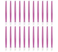 LOLIPPYY 100 Bâtonnets de Nail Art Multifonctionnels en Caoutchouc Violet - Outil de Technicienne en Onglerie pour Nettoyage des Peaux Mortes Transfert D’Autocollants et Sculpture