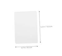 LOLIPPYY 100 Feuilles Film Protecteur Transparent pour Plastification Thermique PVC Feuilles de Protection Photo Résistantes à Eau Saleté Format pour Documents Photos et