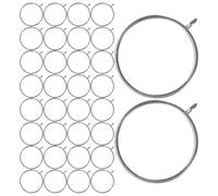 LOLIPPYY 100 Pièces Cadre de Pendentif Rond Ajouré en Alliage Argenté pour Bijoux Faits Main, Base Creuse Élégante pour Résine UV et Accessoires Personnels
