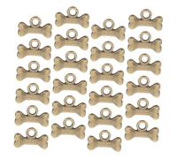 LOLIPPYY 100 Pièces Vintage Dog Bone Charms Alliage Antique pour Bijoux DIY Breloques Os de Chien pour Colliers Bracelets Boucles Oreilles Artisanat