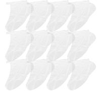 LOLIPPYY 1000 Pièces Plastiques Transparents Chaussettes Longues pour Bain de Hydratant Anti-gerçures Soin Spa Unisexe