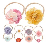 LOLIPPYY 10pièces Bandeau Garçon Fille Fleur Couvre-chef Pour Garçon Fille Accessoire Cheveux Garçon Coiffe Motifs