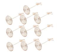 LOLIPPYY 10pièces Supports Photo Avion Pinces Mémo pour Centres De Table Supports De Cartes Photo De Table pour Décoration Intérieur Et Événements