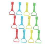 LOLIPPYY 12 Pièces Anneaux de Tirage pour Parc Garçon Fille Anneaux Aide Marche et Exercices de Force pour Tout Entraînement Station Debout et Coordination Physique