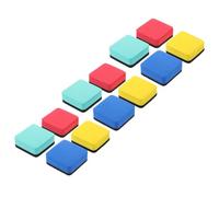 LOLIPPYY 12 pièces Gommes Magnétiques pour Tableau EVA Effaceurs Portables pour Bureau et Classe Effaceurs à Sec Confortables et pour Maison et Enseignement