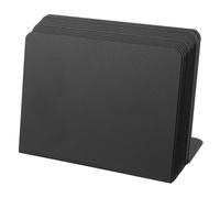 LOLIPPYY 12 pièces Mini Ardoises Noires pour Table Panneaux Craie Effaçables avec Support Étiquettes Alimentaires pour Fêtes et Restaurants