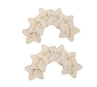 LOLIPPYY 12pièces Disques Bois à Étoile Pour Suivi Mensuel De Cartes De Jalons Bois Double Face Pour Célébrations De Croissance Et Photos Nés Accessoires De Baptême Maternité