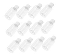 LOLIPPYY 12pièces Lot De Flacons Vides Plastique Couvercle Rabattable Anti-fuites Conteneurs De Voyage Pour Cosmétiques Shampoing Et Lotions