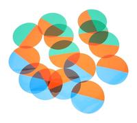 LOLIPPYY 14 Pièces Gel Light Filter Sheets For LED Panel Downlight Warm Tint Stickers Soft Diffuser Color Film For Studio Theater Track Lighting DIY Ambient Lamp Color Upgrade