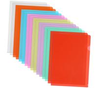 LOLIPPYY 16 pièces Chemises Transparente Plastique Résistant Lot de Pochettes Protectrices pour Classement Bureau et Usage Domestique