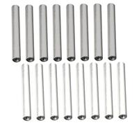 LOLIPPYY 16 pièces Electrolyzer Rods Set Iron And Aluminum For Water Quality Testing And Hot Water Heater Maintenance