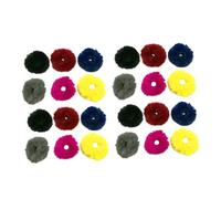 LOLIPPYY 16 Pièces liens de cheveux hairpin hair clip beanie hair pin bandana hair charms hair topper bandeau chignon braids hair bow bandeau cheveux bande de cheveux coiffe de couleur unie