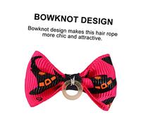 LOLIPPYY 16 Pièces Set de Élastiques Noeud pour Cheveux de Chien et Chat Halloween Accessoires Élasticité Forte et Design Chic pour Poils Place Lors de Couleur Aléatoire