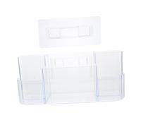 LOLIPPYY 1ensemble Boîte De Rangement Murale Pour Cosmétiques Organisateur Transparent à Multi-compartiments Pour Salle De Bain Décoration Pratique Et Élégante Pour Produits De