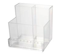 LOLIPPYY 1pièce Boîte De Rangement Pour Tête De Meulage De Manucure Support De Polisseur à Transparent Organiseur Outils De Nail Art Pour Usage Professionnel Et Domestique