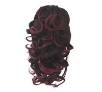LOLIPPYY 1pièce Perruque Cheveux Synthétiques Bouclés Avec Pince à Pour Queue De Cheval Extensions De Cheveux Pour Femmes Et Filles Couleur
