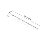 LOLIPPYY 2 ensembles Support Mural de Rangement Cuisine avec Crochets Adhésifs Coulissants Rack Pratique pour Ustensiles et Organisation Murale Polyvalente