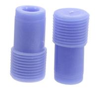 LOLIPPYY 2 Pièces Adaptateur Manche Balai Connecteur de Tête pour Manche Droit Embouts de Remplacement pour Balai Serpillière Brosse Compatible Tiges Métalliques Lot de Bleu