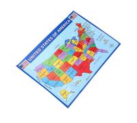 LOLIPPYY 2 pièces Affiche Murale Carte pour Apprentissage Géographie Éducative Décoration Chambre et Salle de Classe