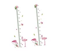 LOLIPPYY 2 pièces Autocollants Muraux Toise Hauteur pour Chambre Garçon Fille Stickers Animaux Dessin Animé Amovibles Étanches pour Décoration Garçon Fille