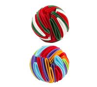 LOLIPPYY 2 pièces Balles à Renifler pour Chien Feutre Interactif Distributeur de Nourriture Cachée Stimule Odorat et Activité Physique des Chiens