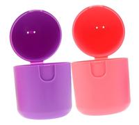 LOLIPPYY 2 pièces Boîte de Rangement pour Stérilisante Étui pour Nettoyage Au Micro- Kit et Rose Protection Hygiénique et Discrète
