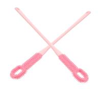 LOLIPPYY 2 Pièces Brosse à Pied Les Pieds Gommage Laveur De Pieds Soins Des Pieds Les Femmes Brosses à Récurer Le Nettoyage Laveuse à Pied Pp Rose