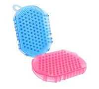 LOLIPPYY 2 pièces Brosse de Massage Double Face et Étanche pour Compacte et Pratique pour Massage Relaxant et Nettoyage Du Corps