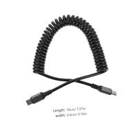LOLIPPYY 2 pièces Câble USB C Type C Rapide Charge et Synchronisation Données Voiture Extensible Compatible Multi Appareils