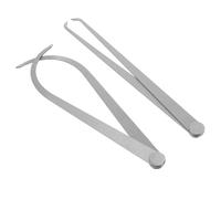 LOLIPPYY 2 pièces Compas de Mesure Intérieur Extérieur à Joint Ferme pour Sculpture Modelage Poterie Calibres et Précis pour Épaisseur