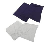 LOLIPPYY 2 pièces Couverture Allaitement Coton Respirant Poncho de Protection Écharpe Allaitement Multi Usage avec Encolure Arc pour Confort et Extérieur