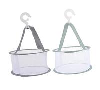 LOLIPPYY 2 pièces Filet de Séchage pour Éponge Maquillage et Pinceaux Outil de Séchage pour Accessoires Cosmétiques et Petits Vêtements Gris Matcha