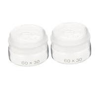 LOLIPPYY 2 Pièces Flacon de Pesée Verre avec Support Simple pour Laboratoire Usage Chimique Pratique pour Enseignement et Recherche