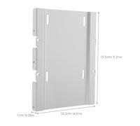 LOLIPPYY 2 Pièces Hard Drive Mount Tray Metal Brackets for Desktop Pc Rear Panel Slot to SSD Adapter with Aluminum Alloy Heat Dissipation