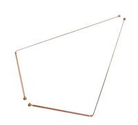 LOLIPPYY 2 pièces Lot de Baguettes Sourcier Laiton Robustes pour Radiesthésie Détection Eau Chasse Au Trésor et Exploration Paranormale