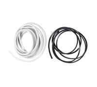 LOLIPPYY 2 pièces Lot de Caches de Rainure Aluminium pour Imprimante Joints Plats Accessoires de Scellement Résistants Faciles à Installer Noir et Gris Mètres