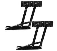 LOLIPPYY 2 Pièces Mécanisme de Levage Pneumatique 235 Mm 130n Support Charnière à Ressort pour Table Pliante, Quincaillerie Industrielle Robuste, Usage Domestique Bureau Salon