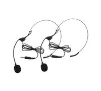 LOLIPPYY 2 pièces Microphone Casque Filaire avec Serre-tête Confortable pour Présentations Enseignants Conférences