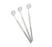 LOLIPPYY 2 pièces Miroir Dinspection pour Extensions de Cils Acier Inoxydable Miroir Compact Antidérapant Étanche pour Maquillage et Soins Visage Usage Personnel et Professionnel Femme