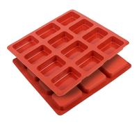 LOLIPPYY 2 pièces Moule Silicone Mini Lot de Antiadhésif Moule Pâtisserie Polyvalent pour Cake Chocolat Biscuits Démoulage Facile Cuisson Maison